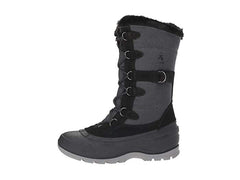 Kamik Women's Snovalley2 Snow Boot (7, BLACK)