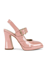 Sam Edelman Jildie Cedar Pink Mary Jane Platform Slingback Dress Pumps Sandals