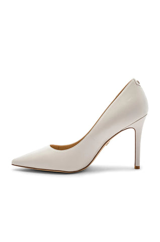 Sam Edelman Hazel Bright White Stiletto Heel Pointed Toe Slip On Fashion Pumps