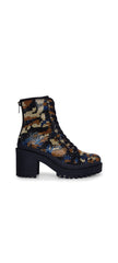 Steve Madden Pass Camo Multi  Rhinestone Loce Sole Lace Up Hiker Combat Boots