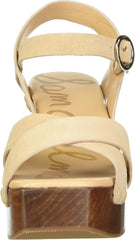 Sam Edelman Josefine Camel Suede Block Heel Ankle Strap Open Toe Heeled Sandals