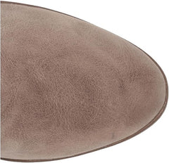 Dr. Scholl's Liberate Taupe Fabric Almond Toe Stacked Heel Knee High Boots