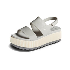 REEF  Water Vista Fog Fashion SlingBack Platform Open Toe Rubber Higher Sandals 10