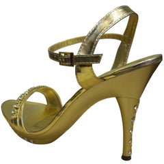 Pierre Dumas Women's News-2 Open Toe Ankle Strap Stiletto Heel Platform Sandals