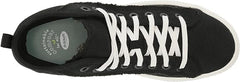 Dr. Scholl's For Now Hi Black Fabric Lace Up Chunky Platform Mid Top Sneakers