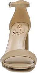 Sam Edelman Daniella Peach Ankle Strap Block Heeled Sandals Wide
