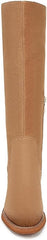 Sam Edelman Soyer Golden Caramel Block Heeled Almond Toe Knee High Western Boots
