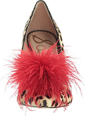 Sam Edelman Haide Sand Leopard Fashion Stiletto High Heel Pointed Toe Pumps