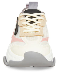 Steve Madden POSSESSION Lace Up  Boyfriend Chunky Platform Sneakers GREY MULT
