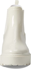 Steve Madden Sahara Bone Waterproof Pull On Round Toe Heel Rain Boots Snow Boots