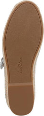 Sam Edelman Mackie Soft Silver Pointed Cap Toe Mary Jane Espadrille Loafers