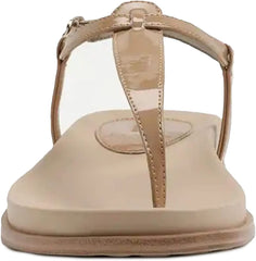 Sam Edelman Naomi Almond Slip On Open Toe Buckle Adjustable Ankle Straps Sandals