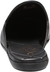 Sam Edelman Kylar Black Slip On Rounded Toe Flat Fashion Slipper Mules