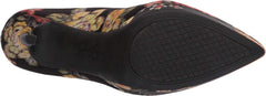 Jessica Simpson Women's Lael Black Multi Blurred Floral Neoprene Platform Pumps