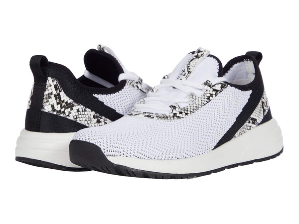 Vince Camuto Arielinda Black White Lace up Fashion Manmade Platform Sneakers