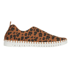 Ilse Jacobsen Tulip 139LEO Light Chestnut Rounded Closed Toe Slip On Sneaker