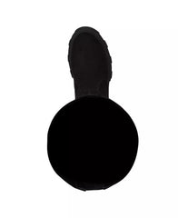 Nine West Cellie2 Black Suede Fashion Zip Closure Leather Over the Knee Boots