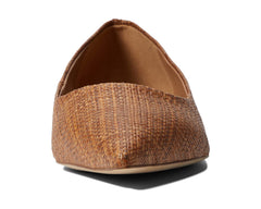 Sam Edelman Wanda Cuoio Pointed Toe Ballet Flats Wide