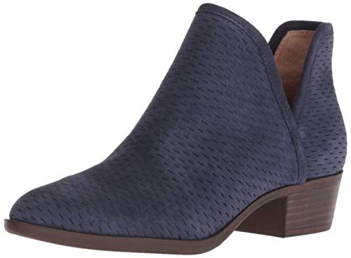 Lucky Brand Women's Baley Moroccan Blue Suede Cut-Out Booties
