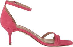 Sam Edelman Peonie Ultra Fuchsia Ankle Strap Open Toe Strappy Kitten Heel Sandal