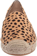 Sam Edelman Kesia Tan Multi Slip On Round Toe Espadrille Platform Flat Loafers