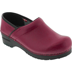 Sanita Women's Professional PU Leather Clogs