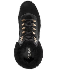 Cole Haan Zerogrand Explore Upstate Hiker Black/Faux Shearling/Water Proof Boots