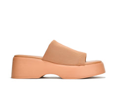 KK PAIR OF KINGS Platform Sandals Women Wedges Slides Chunky Heels Wedge Sandals Fabric Mule Fitted Cloud Lightweight Shoes Slipper +Memory Foam