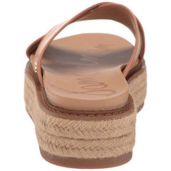 Sam Edelman Korina Natrual Sand Crossover Strap Espadrille Platform Sandals