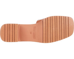 Steve Madden Harlin Camel Open Toe Slide-On Single Strap Heeled Sandal