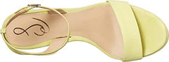 Sam Edelman Jade Kiwi Buckled Ankle Strap Open Toe Stiletto High Heel Sandals