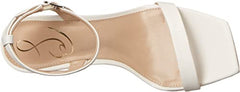 Sam Edelman Orchid White Ankle Strap Open Toe Stiletto High Heel Sandals