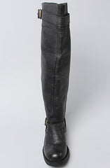 Jeffrey Campbell Women's The Wishlist II KNee High Leather Ricing Moto Boots