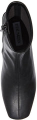 Steve Madden Gallagher Black Zipper Closure Rounded Toe Classy Ankle Boot