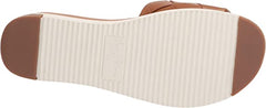 Sam Edelman Adaley Saddle Open Toe Slip On Platform Leather Slide Sandals