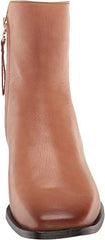 Sam Edelman Thatcher Clt Lt Cuoio Brown Pointed Toe Side Zipper Ankle Boots