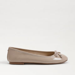 Sam Edelman Felicia Chai Latte Luxe Slip On Rounded Toe Flexible Ballet Flats