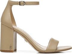Sam Edelman Daniella Peach Ankle Strap Block Heeled Sandals Wide