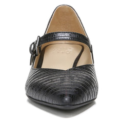 Naturalizer Florencia Black Lizard Fashion Pointed Toe Buckle Mary Jane Pumps 10