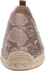 Sam Edelman Khloe Mesa Nude Peach Slip On Rounded Toe Espadrilles Wide Loafers
