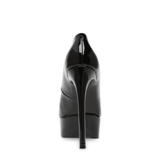Steve Madden Brenna Black Pointed Closed Toe Slip On High Stiletto Platform Pump