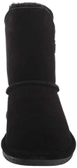 BEARPAW Girls' Rosie YOUTH Fashion Boot, Black (13)