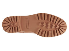 Vince Camuto Dendra Light Cognac Leather Wedge Gore Bootie Ankle Heeled Boot