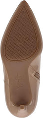 Jessica Simpson Over the Knee Boot Abrine Nude Patent Side Pointed Toe Boots