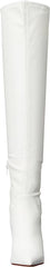 Jessica Simpson Over the Knee Boot Abrine White Side Pointed Toe Tall Boots