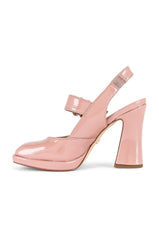 Sam Edelman Jildie Cedar Pink Mary Jane Platform Slingback Dress Pumps Sandals