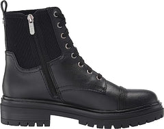 Circus By Sam Edelman Giovanny Black Rounded Toe Lace Up Chunky Heel Combat Boot