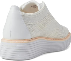Cole Haan Original Grand Platform Stitchlite Optic White/Silver Knit Sneakers