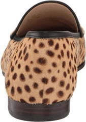 Sam Edelman Loraine Tan Multi Classic Chain Detailed Slip On Vamp Flat Loafers