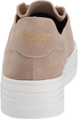 Sam Edelman Pippy Tuscan Taupe Lace-Up Chunky Platform Low Top Flats Sneakers